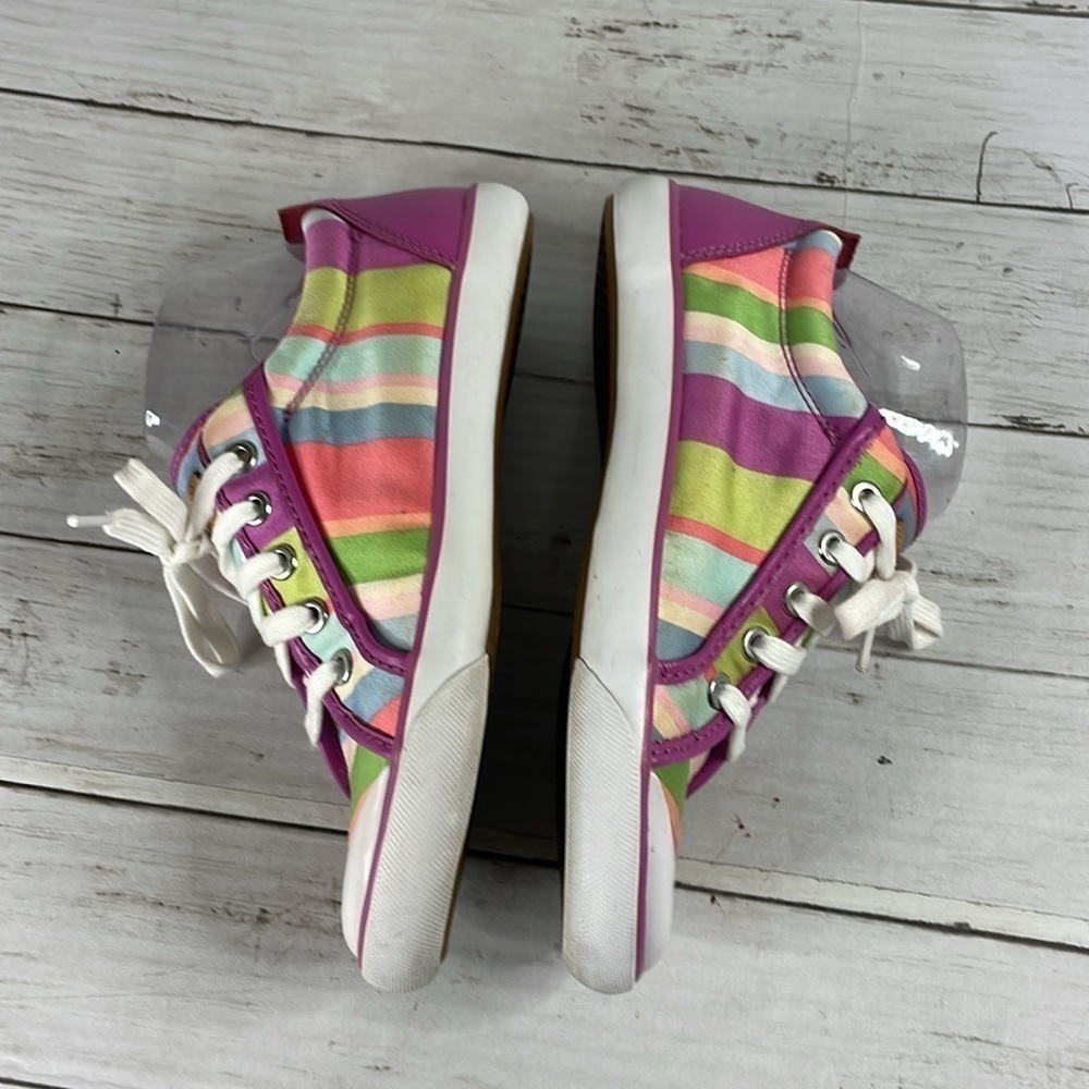 COACH Barrett Hampton Weekend Multi Color Stripe Sneaker - Picture 6 of 11